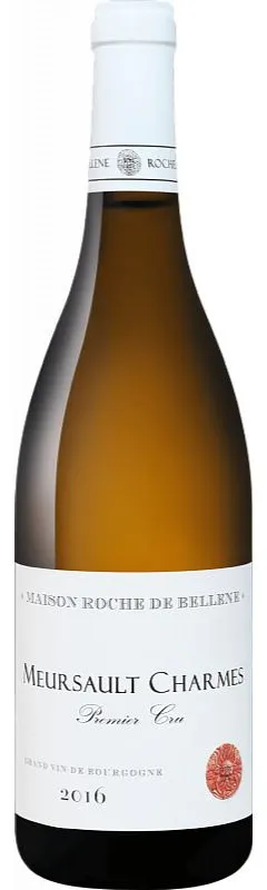 DOMAINE DE BELLENE (BEAUNE) Maison Roche de Bellene, Blanco, 2016, Meursault premier cru Charmes. Imagen de botella