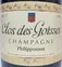CHAMPAGNE PHILIPPONNAT Clos des Goisses, Blanco, 1990, Champagne. Etiqueta frontal