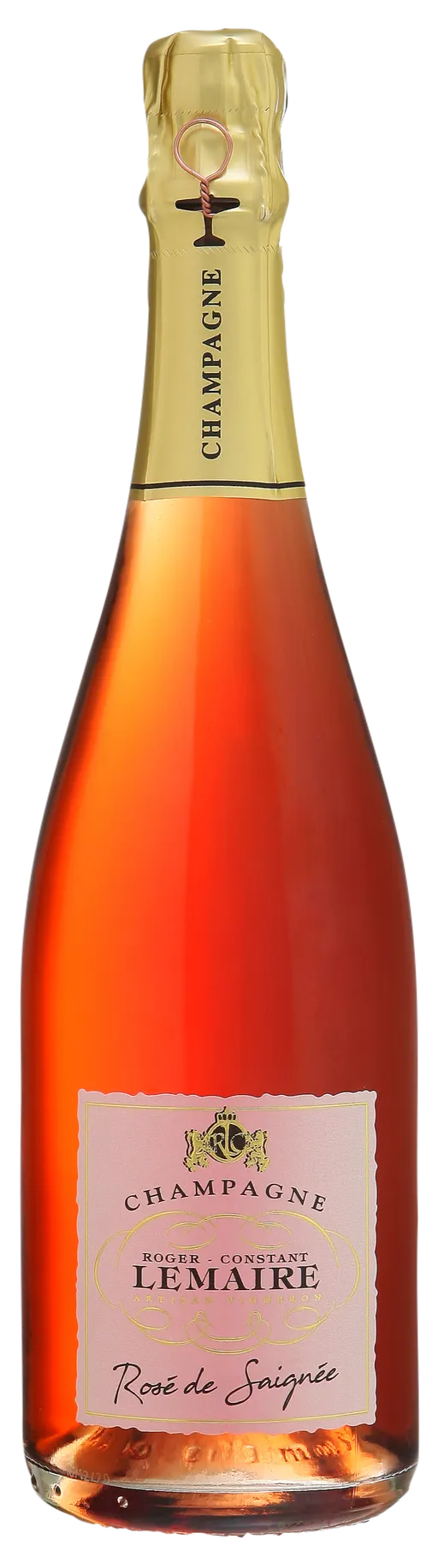 ROGER-CONSTANT LEMAIRE, * Rosé de Saignée, Rosé, NV, Champagne. Image de la bouteille