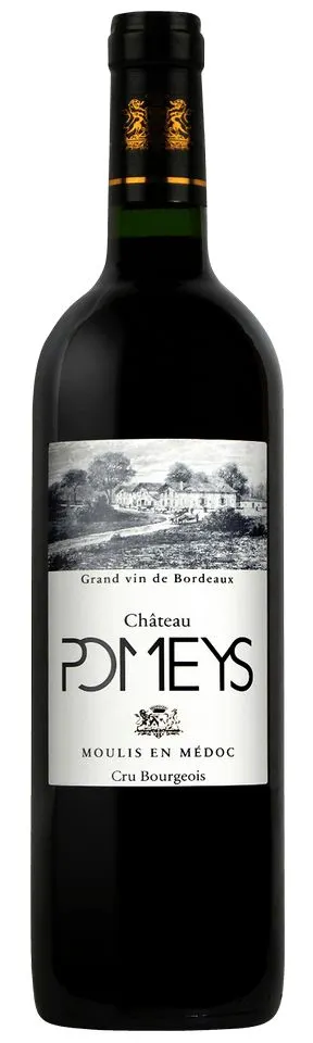 SCEA VIGNOBLES LALAUDEY ET POMEYS (MOULIS-EN-MEDOC) Chateau Pomeys, Rouge, 2009, Moulis ou Moulis-en-Médoc. Image de la bouteille