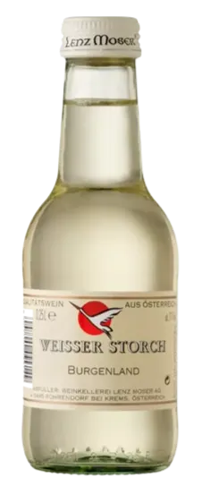 Weinkellerei Lenz Moser Weisser Storch, White, NV, Burgenland. Bottle image