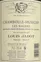 Maison Louis Jadot Domaine Gagey, Red, 2021, Chambolle-Musigny premier cru Les Baudes. Back label