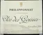 CHAMPAGNE PHILIPPONNAT Clos des Goisses, White, 2008, Champagne. Front label