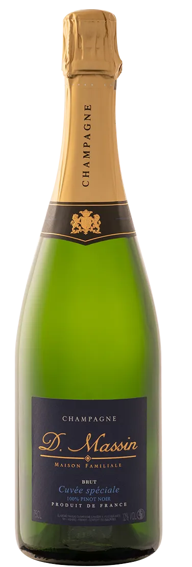 Champagne D. Massin, SPÉCIALE, White, NV, Champagne. Bottle image