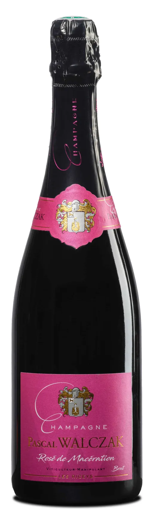 EARL WALCZAK PERE ET FILS (LES RICEYS) Rosé de Macération, Rosé, 2019, Champagne. Image de la bouteille
