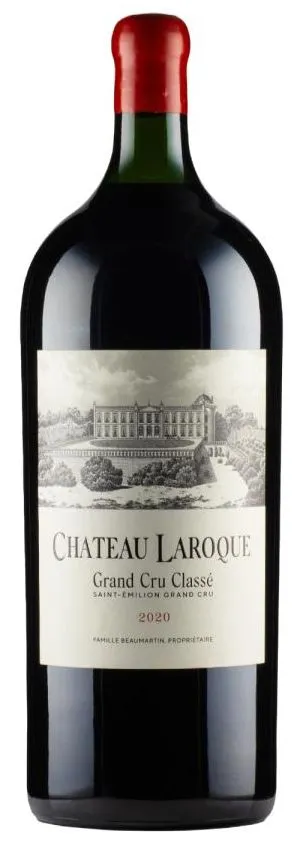 SCA FAMILLE BEAUMARTIN Château Laroque, Rot, 2020, Saint-Emilion grand cru. Flaschenabbildung