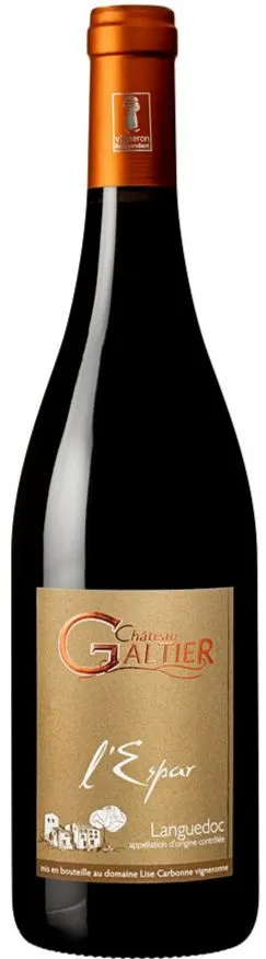 Lise CARBONNE Domaine Galtier-L'Espar, Red, 2016, Languedoc. Bottle image