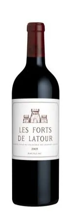 SOC CIVILE AGRICOLE CHATEAU LATOUR CHATEAU LES FORTS DE LATOUR, Rosso, 2005, Pauillac. Immagine della bottiglia