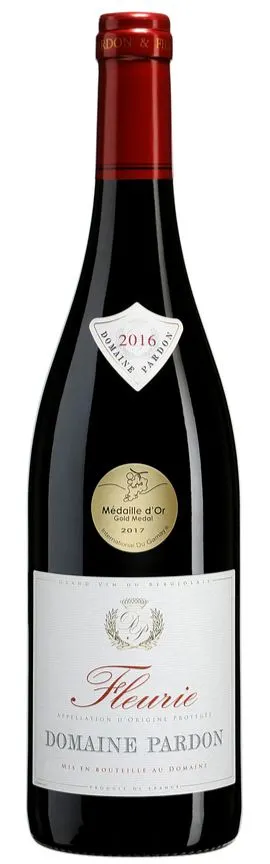 GFA PARDON DES LABOURONS Domaine Pardon, Rosso, 2016, Fleurie. Immagine della bottiglia