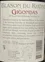 CELLIER DE MONTERAIL - COMPAGNIE VINICOLE DE LA MEDITERRANEE - C V M L G S - C DE MONTENEY - BLASON DU RHONE, Red, 2019, Gigondas. Back label