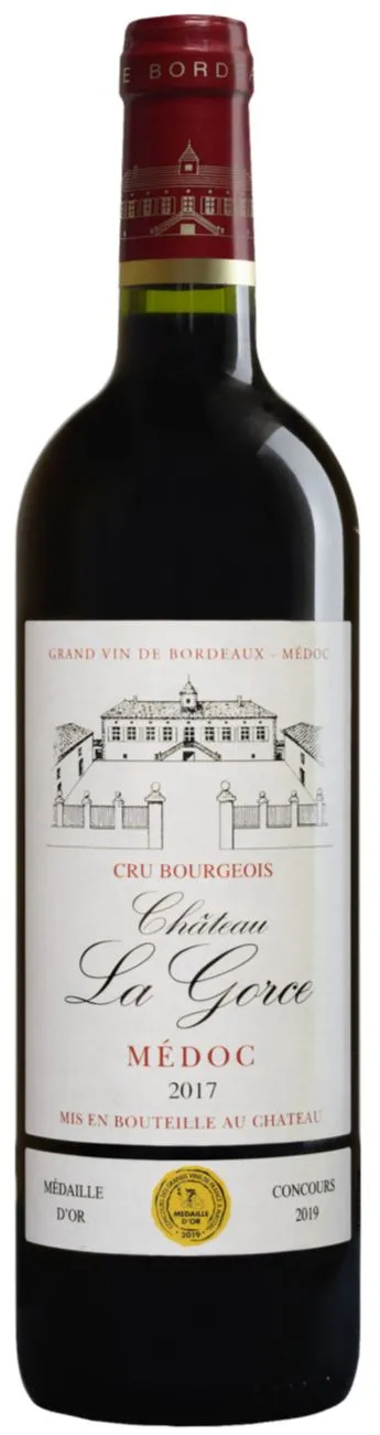 SCA AGRICOLE CHATEAU LA GORCE Château La Gorce, Rot, 2017, Médoc. Flaschenabbildung