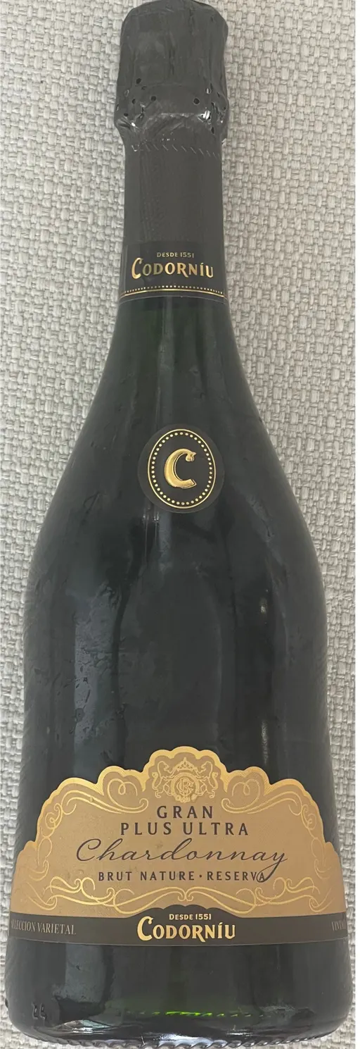 CODORNIU SA GRAND PLUS ULTRA, Chardonnay, Reserva, White, NV, Cava. Bottle image