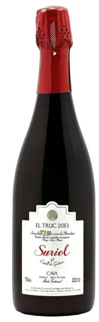 CELLERS DE CAN SURIOL DEL CASTELL S.L. EL TRUC, Reserva, Weiß, 2013, Cava. Flaschenabbildung