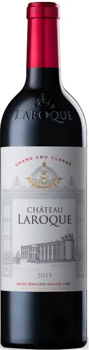 Famille BEAUMARTIN Château Laroque, Red, 2015, Saint-Emilion grand cru. Bottle image