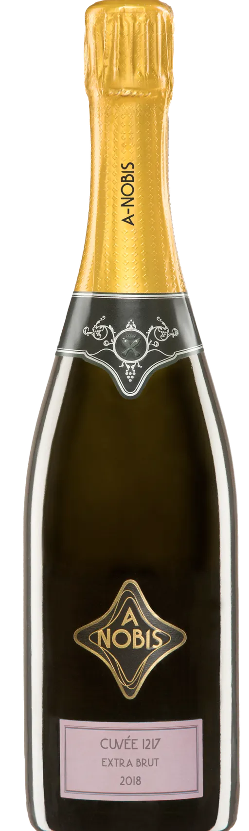 A-NOBIS Sektkellerei Norbert Szigeti GmbH Cuvée 1217, Bianco, 2018, Burgenland. Immagine della bottiglia