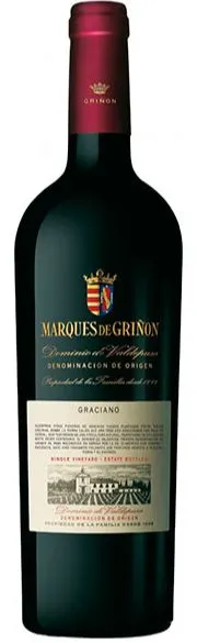 Marques De Griñon, Graciano, Red, 2012, Dominio de Valdepusa. Bottle image