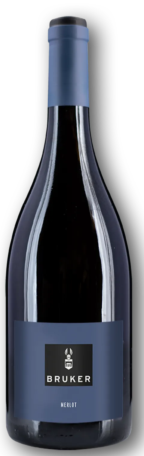 Bruker, Merlot Reserve, Red, 2017. Bottle image