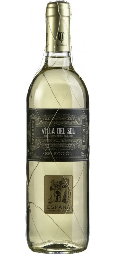 BODEGAS LOZANO SL Villa del Sol, White, 2017, La Mancha. Bottle image