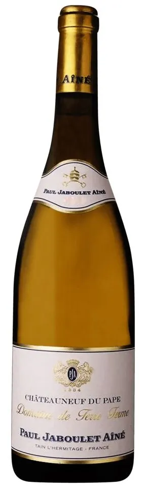 Paul Jaboulet Aine Domaine de Terre Ferme, Blanc, 2014, Châteauneuf-du-Pape. Image de la bouteille