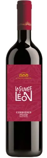 SOC COOP AGRICOLE LE CHAI DES VIGNERONS CHAI DES VIGNERONS, La Cuvée de Léon, Red, 2022, Corbières. Bottle image