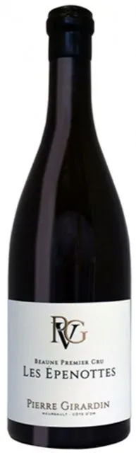 PIERRE GIRARDIN, Rosso, 2018, Beaune premier cru Les Epenotes. Immagine della bottiglia