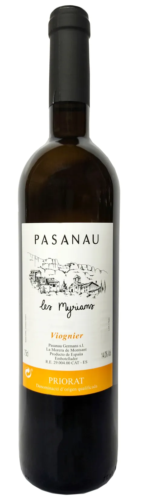 PASANAU GERMANS SOCIEDAD LIMITADA. Les Myriams, Bianco, 2022, Priorat / Priorato. Immagine della bottiglia