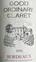 Berry Bros. & Rudd Good Ordinary Claret, Tinto, 2020, Bordeaux. Etiqueta frontal