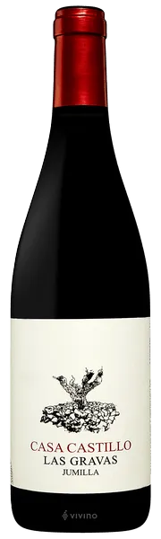 Propiedad Viticola Casa Castillo Las Gravas, Rot, 2016, Jumilla. Flaschenabbildung