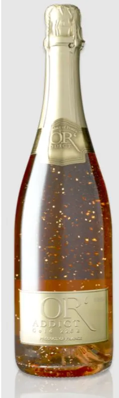 OR ADDICT OR ADDICT 22.5K, CUVÉE SO PINK, Rosado, NV. Imagen de botella