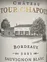 EARL DES VIGNOBLES COMIN (SAINT-ANTOINE-DU-QUEYRET) Chateau Tour Chapoux, Bianco, 2021, Bordeaux. Etichetta frontale