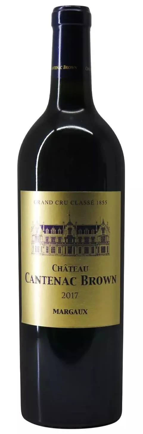 CHATEAU BROWN CANTENAC Château Cantenac Brown, Troisième Cru Classé, Red, 2017, Margaux. Bottle image