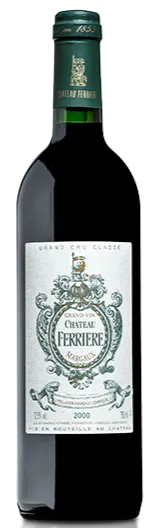 Château Ferrière, Tinto, 2000, Margaux. Imagen de botella