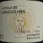 SOCIETE DU DOMAINE DU CHATEAU CARAGUILHE Le trou de l'Ermite, Red, 2018, Corbières-Boutenac. Front label
