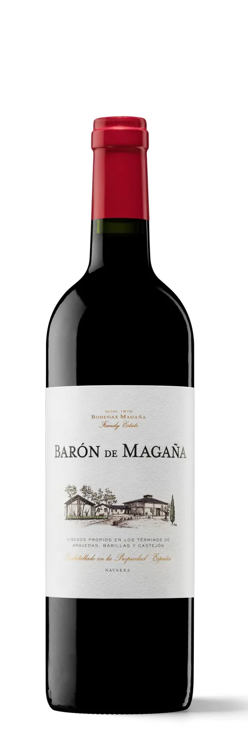 BODEGAS VIÑA MAGAÑA SL Baron De Magana, Crianza, Red, 2018, Navarra. Bottle image