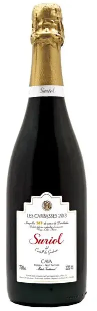 CELLERS DE CAN SURIOL DEL CASTELL S.L. LES CARBASSES, Reserva, Blanco, 2013, Cava. Imagen de botella