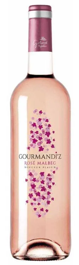 VIGNOBLES GABARD Gourmandi'Z, Rosé, 2022, Bordeaux. Image de la bouteille