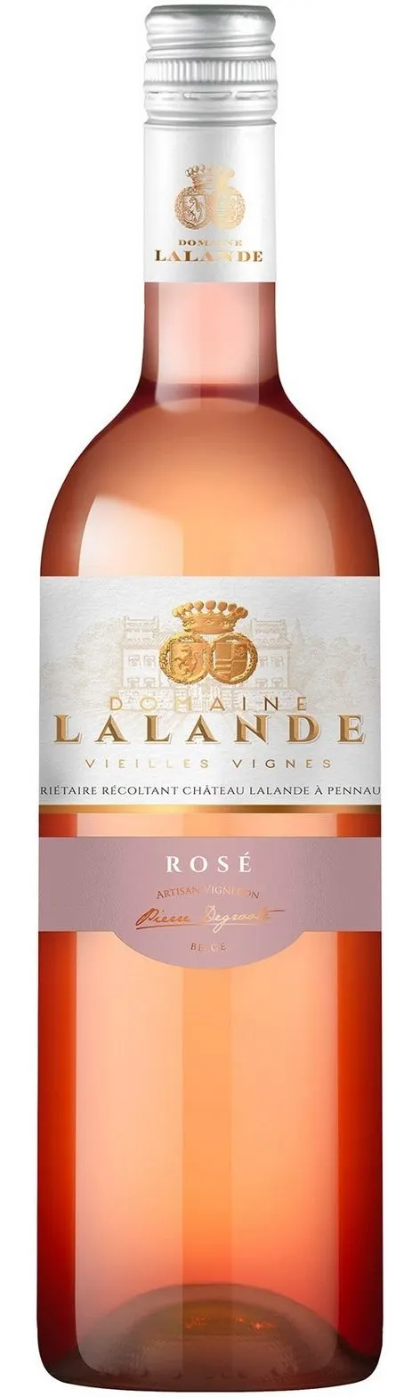 PIERRE ANDRE DEGROOTE Domaine Lalande, Vieilles vignes, Rosé, 2019, Pays d'Oc. Image de la bouteille
