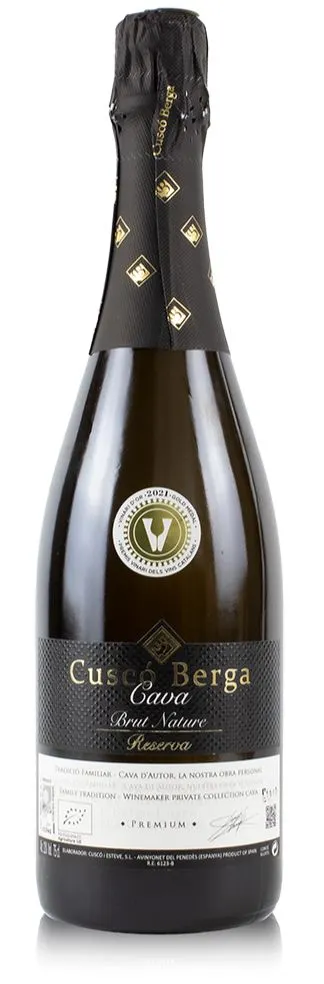 CUSCO I ESTEVE SL CUSCO-BERGA, Guarda Superior, Blanco, 2021, Cava. Imagen de botella