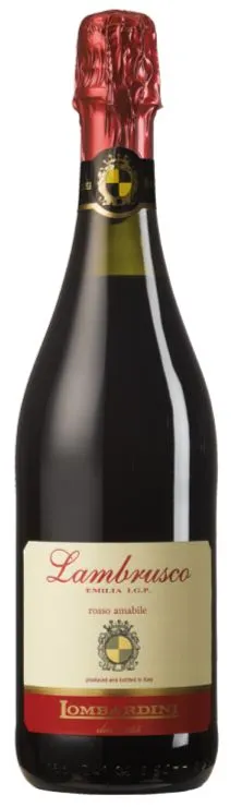 Lombardini, Tinto, NV, Lambrusco Salamino di Santa Croce. Imagen de botella