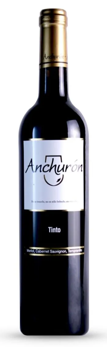 Anchurón, Red, 2019, Granada. Bottle image