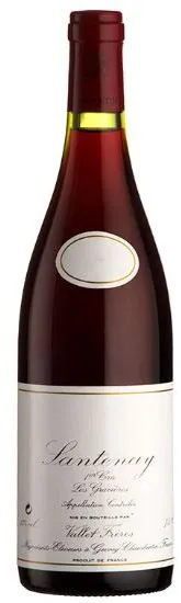 BOURREE PIERRE FILS SOC Vallet Frères, Rouge, 2021, Santenay premier cru Les Gravières. Image de la bouteille