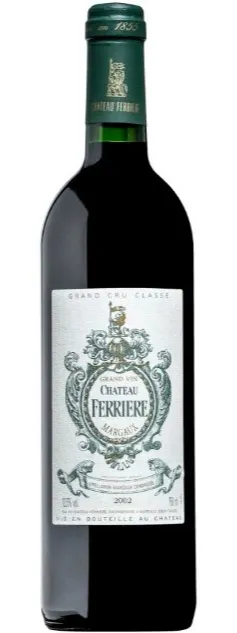 Château Ferrière, Red, 2002, Margaux. Bottle image