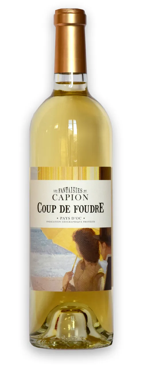 Château Capion LES FANTAISIES DE CAPION, White, 2018, Saint-Guilhem-le-Désert. Bottle image