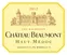 SOC CIVILE EXPLOIT CHATEAU BEAUMONT Château Beaumont, Tinto, 2012, Haut-Médoc. Etiqueta frontal
