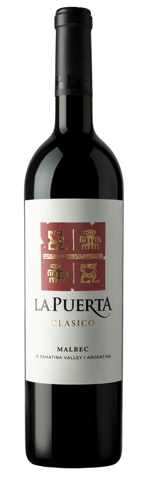 Valle De La Puerta SA LA PUERTA, Clasico Malbec, Tinto, 2019, Chilecito. Imagen de botella
