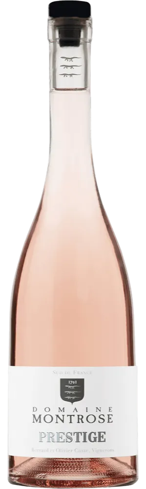 DOMAINE MONTROSE (TOURBES) Domaine Montrose, Prestige, Rosé, 2022, Côtes de Thongue. Image de la bouteille