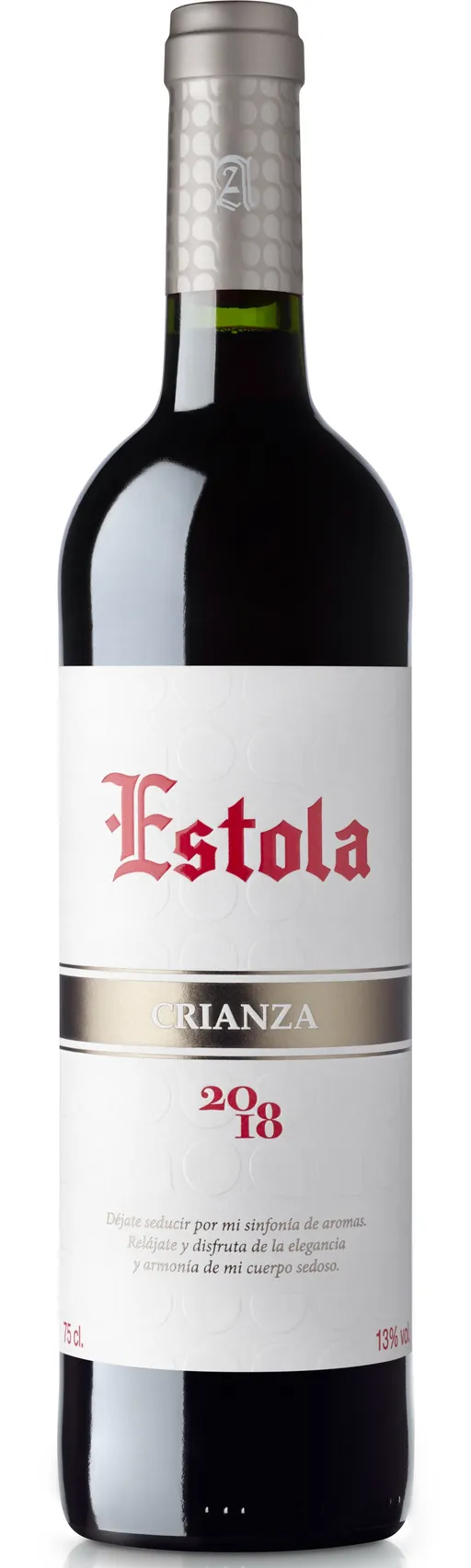 BODEGAS AYUSO SL Estola, Crianza, Rosso, 2019, La Mancha. Immagine della bottiglia