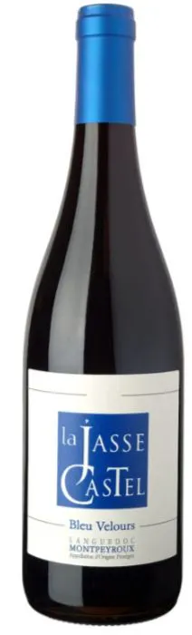 PASCALE RIVIÈRE LA JASSE CASTEL, Bleu Velours, Rosso, 2017, Languedoc. Immagine della bottiglia