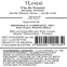 Eric Louis, Rosé, 2022. Back label