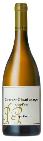 Philippe Pacalet, Grand Cru, Blanco, 2018, Corton-Charlemagne. Imagen de botella